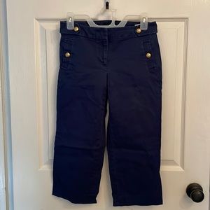 Talbots Navy Ankle-Length Pants